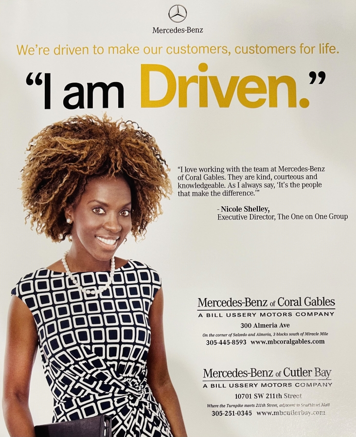 Nicole Shelley Influencer Marketing Campaign for Mercedes Benz